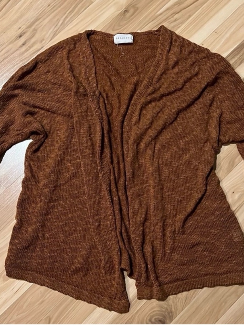 Orange Cardigan